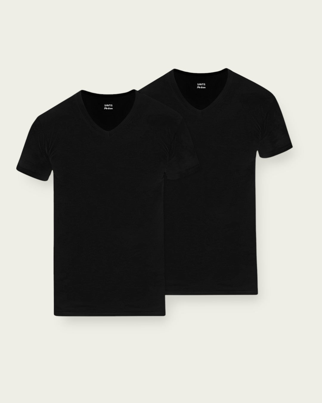 Men V Neck Undershirt (Pack of 2)