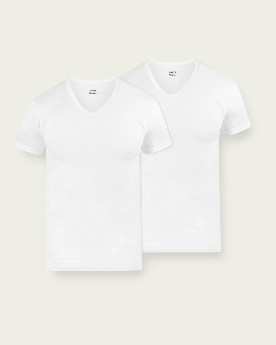 Men V Neck Undershirt (Pack of 2)