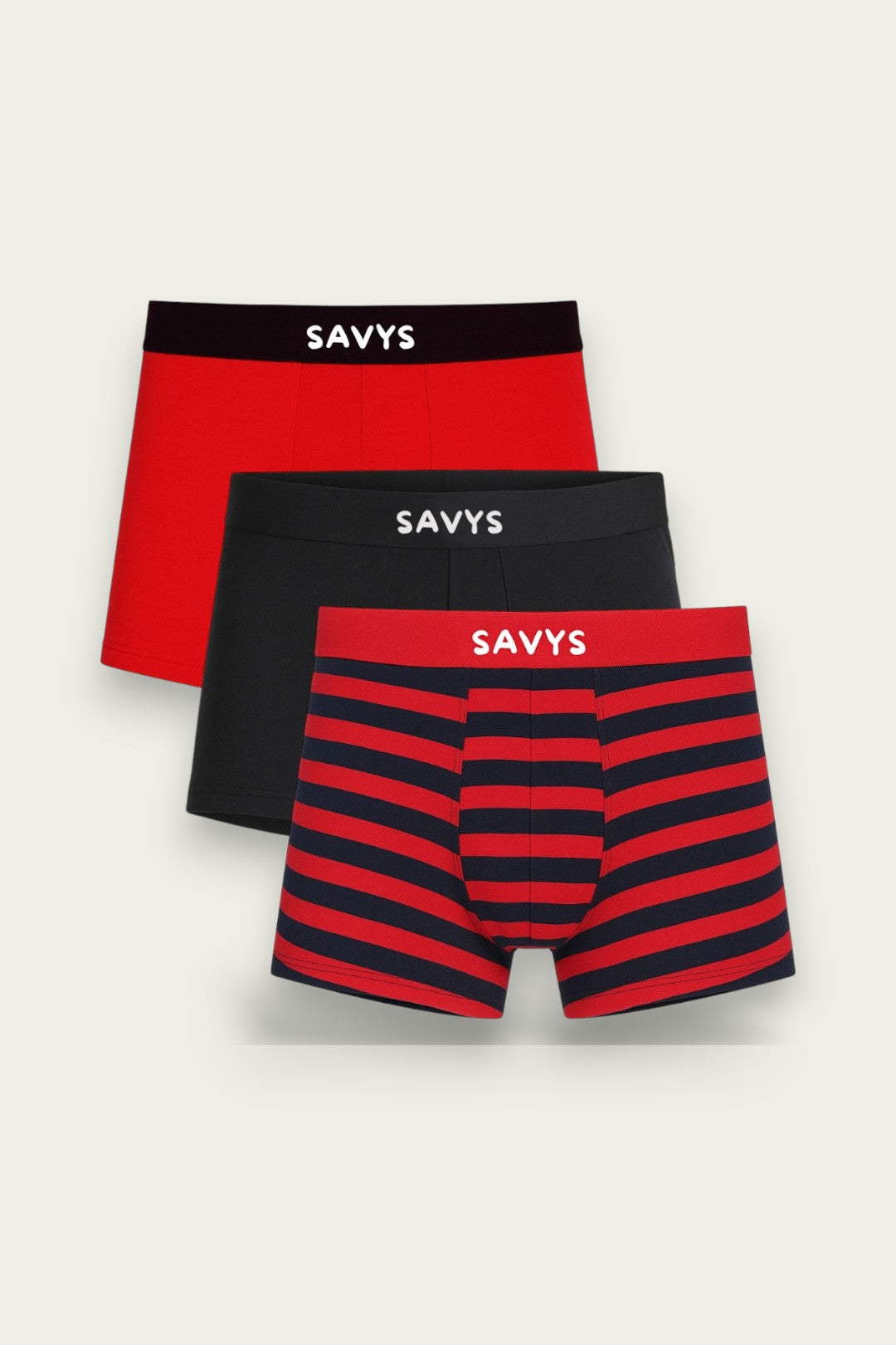 Men Printed Boxershort Underwear (Pack of 3)