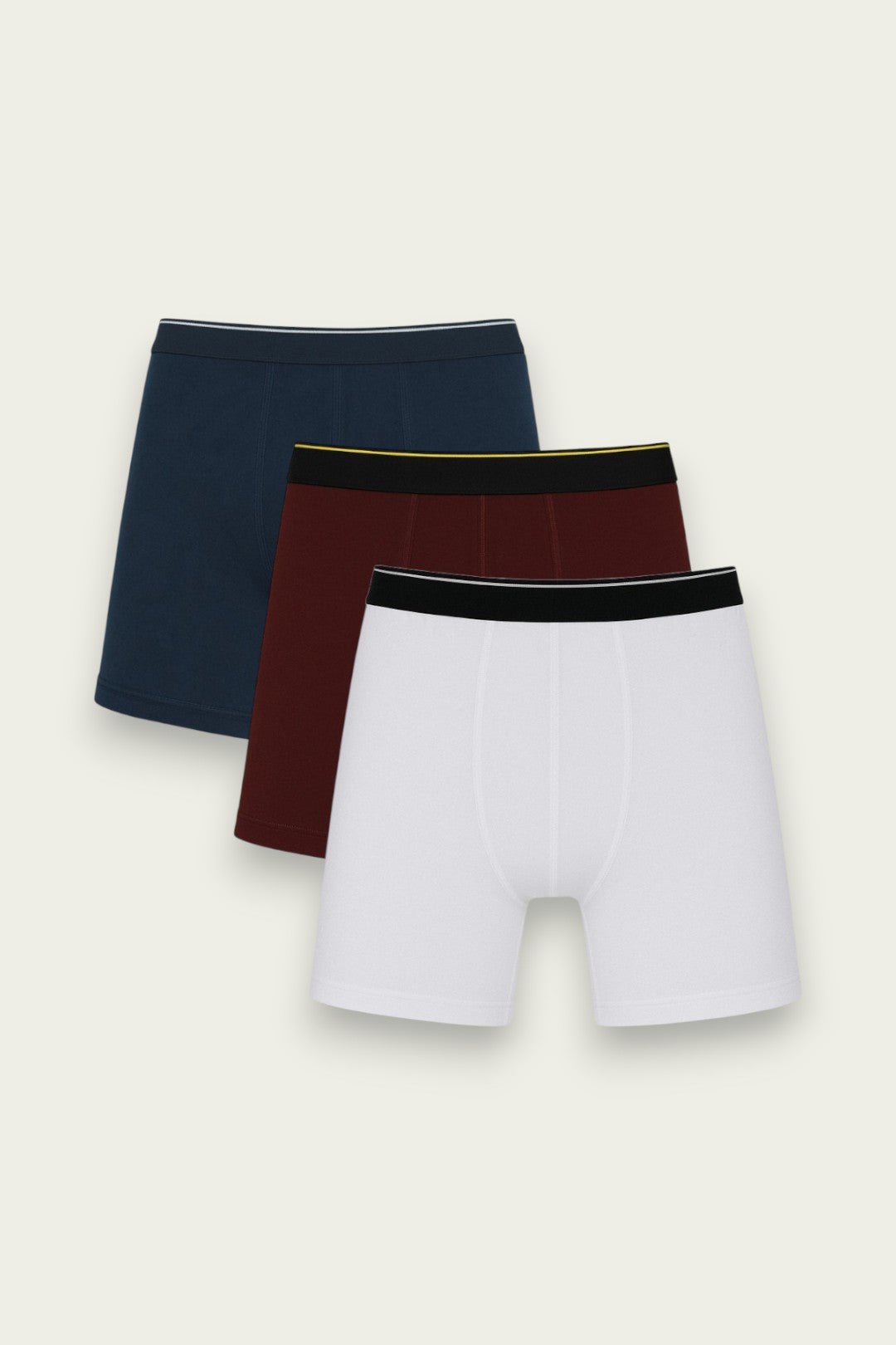 Men Long Leg Boxer Brief (Pack of 3)
