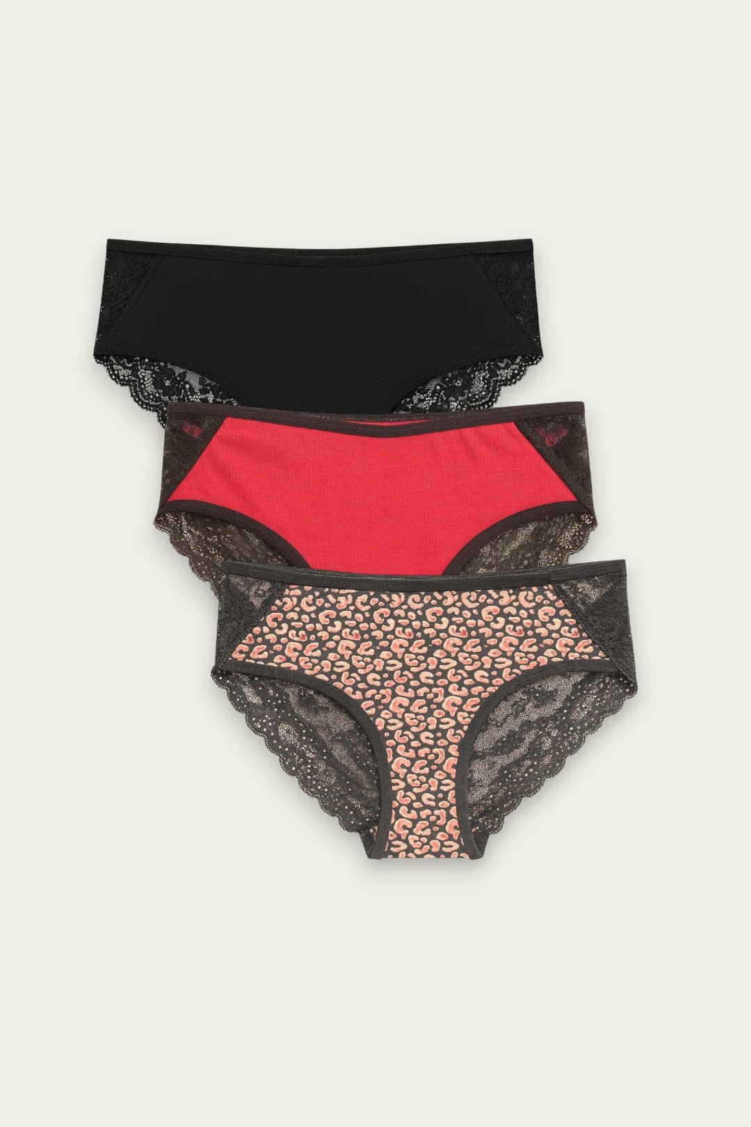 Lace Brief For Women (Pack of 3)